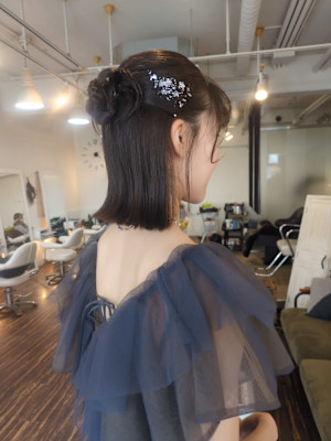 お呼ばれヘアセット