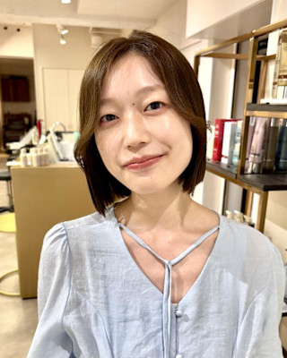 ボブ×レイヤーボブ×顔周り×前髪なし×20代30代×横浜