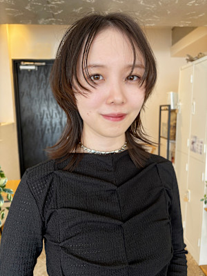 大人可愛い20代30代40代50代ウルフレイヤーボブレイヤー