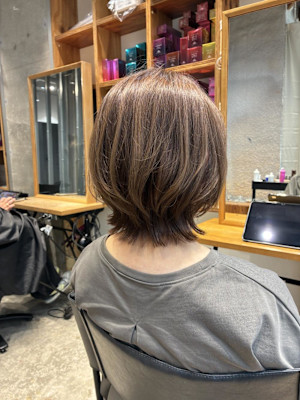 ◇大人40代50代60代ウルフ白髪ぼかし
