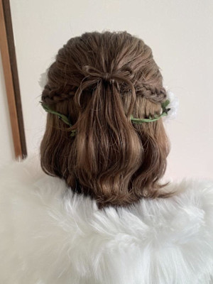 【ヘアメ】成人式ヘア！リボンハーフアップ♪_ユウ