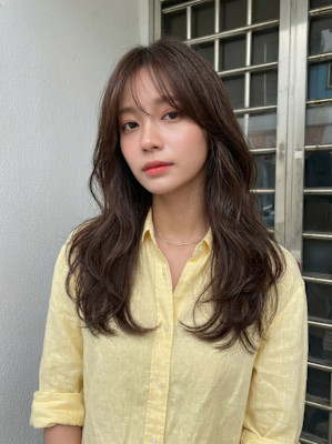 静岡美容院の韓国風レイヤーロング