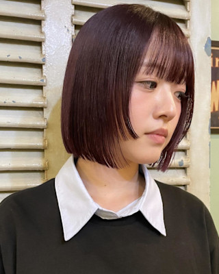 sourire西大分/切りっぱなしボブ
