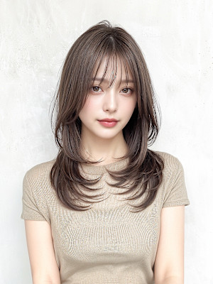 【ザクザクレイヤー♪】  透明感カラー  プラチナブラウン