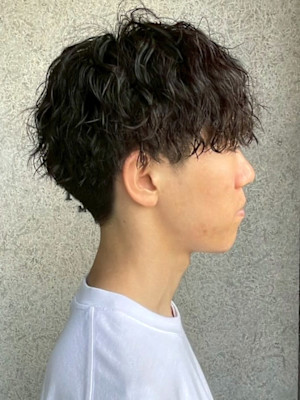 ツイスパ マッシュ メンズパーマ 束感パーマ ツーブロック