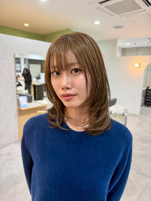 ミディアムレイヤー/髪質改善/20代/30代