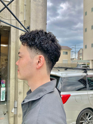 大人パーマスタイル