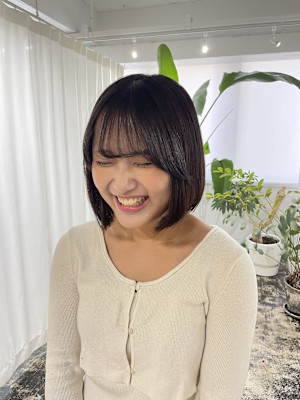 小顔見え◎まとまるコンパクトボブ