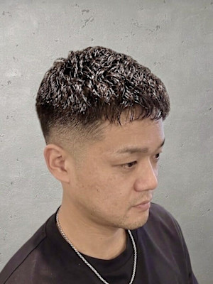 メンズクロップ　クロップメンズフェード