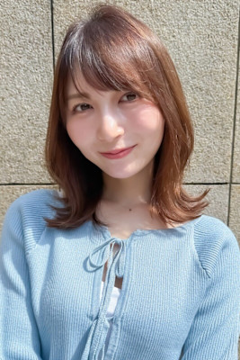 【ミルクティーベージュ】【艶カラー】20代30代40代
