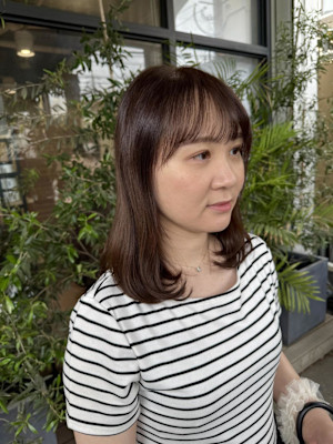大人かわいい×艶ブラウンミディ