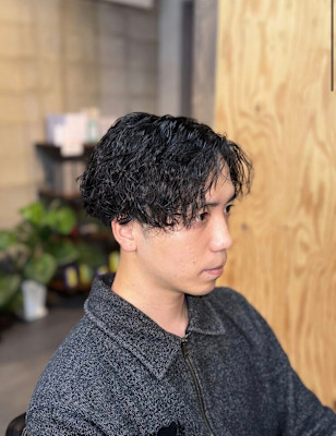 波巻きスパイラルパーマ