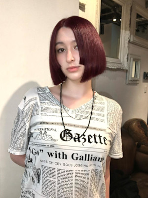 wine red bob