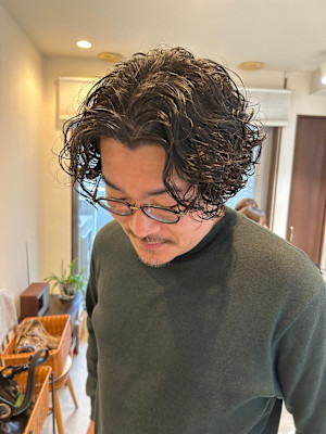 常田大希風パーマ