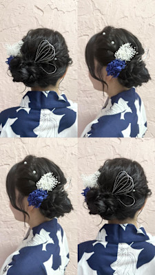 浴衣ヘアアレンジ