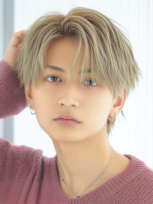 アッシュベージュ・ニュアンスメンズレイヤー
