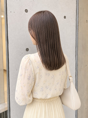 朝の時間短縮 髪質改善 ミディアム