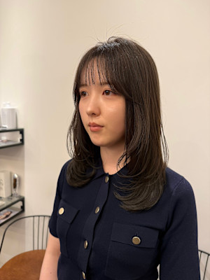 池袋 イルミナカラー レイヤー アッシュブラウン♪
