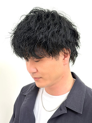 波巻き×シャドウパーマ