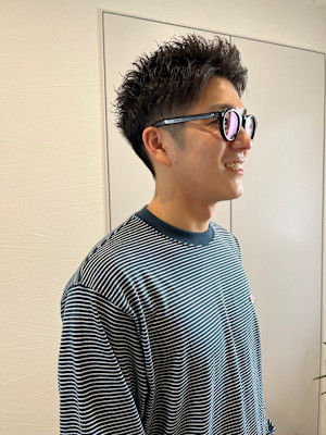 刈り上げスパイキーショート