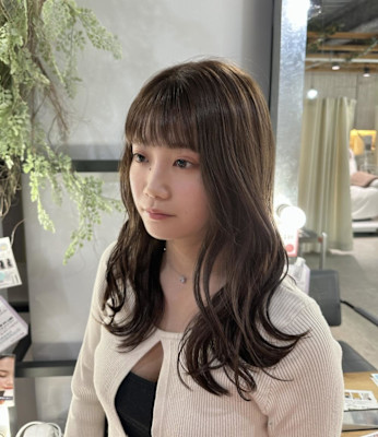 ヘーゼルベージュ×ワイドバング
