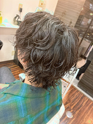 スパイラルパーマ