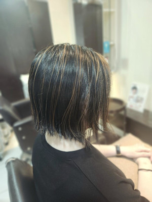 ヘアマニキュア×ハイライト