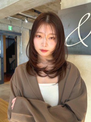 ワンカールセミロングレイヤー