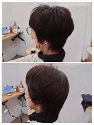hair farm blanc chouette×スタイル
