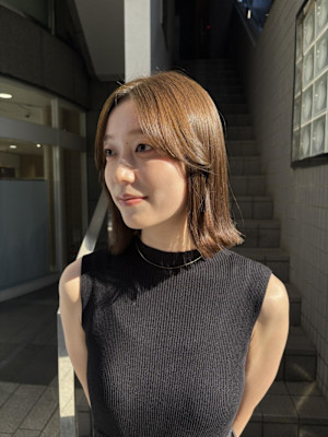 ボブ×レイヤーボブ×大人ボブ×夏カラー×20代30代