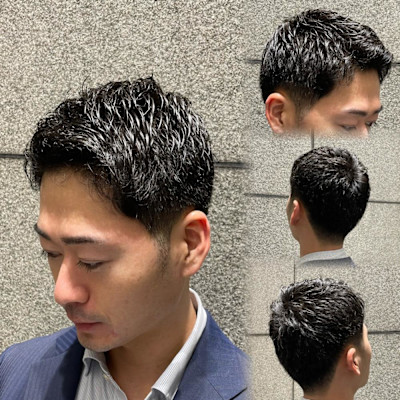 銀座 理容室 ビジネスショート
