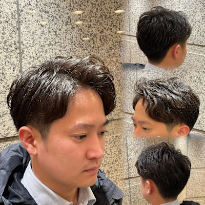 銀座 理容室 ツーブロシチサン