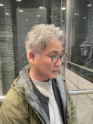 銀座 理容室 ボリュームアップパーマ