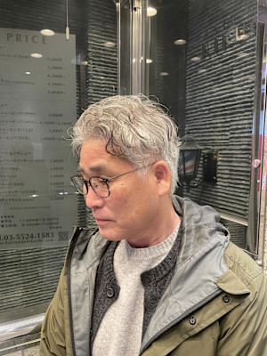 銀理容室 ボリュームアップパーマ