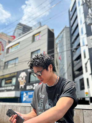 刈り上げ無しスパイキー