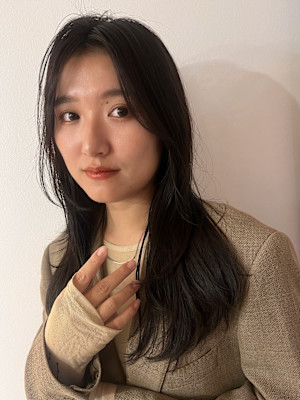 韓国風大人ロングヘア