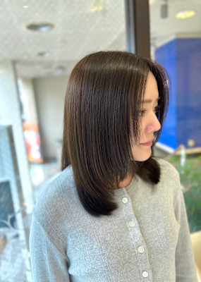 セミロングレイヤー