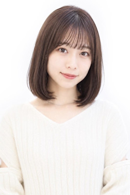 簡単に乾かすだけでまとまる長めボブ