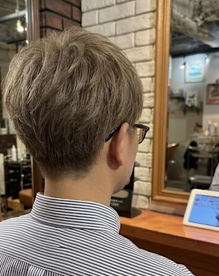 爽やかな毛流れの大人のマッシュ【311スタイル】