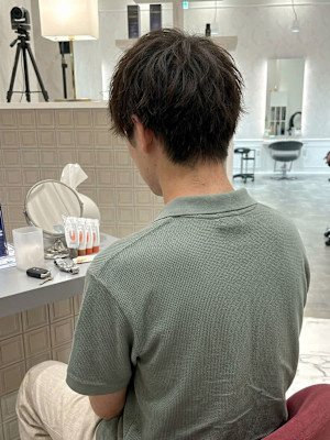 ナチュラルマッシュウルフショート
