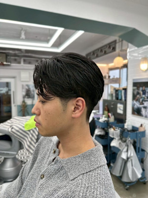 朝が楽になるニュアンスパーマ髪型