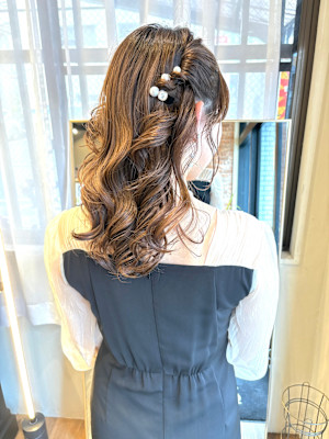 お呼ばれヘアセット