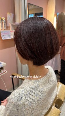 shortbob＊pinkviolet