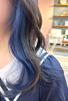 ＊インナーカラー×Blue＊