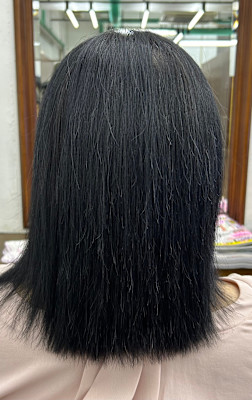 縮毛矯正ビフォーアフター