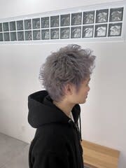 シルバーアッシュ/メンズ/ブリーチ/20代 /30代/40 