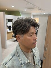 白髪ぼかし/メンズ/ハイライト/大人男性/30代/40代
