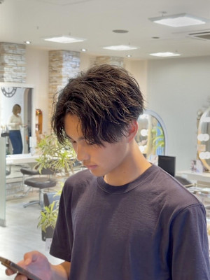 20代30代 ニュアンスセンターパート