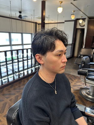 大人のナチュラルセンターパート