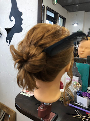 一本刺しアップアレンジ
